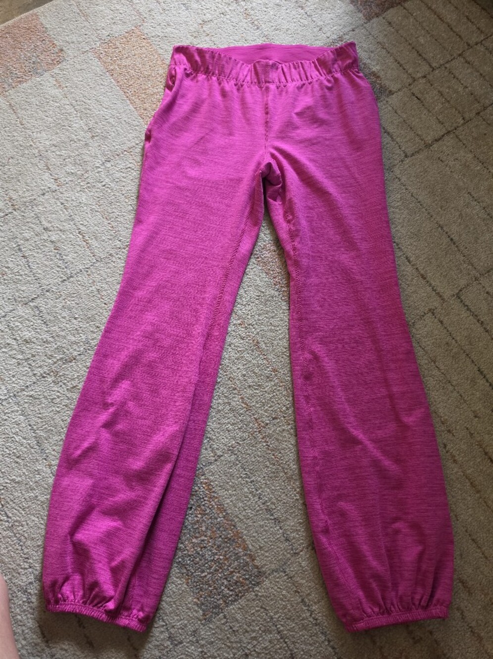 Free People Fuchsia Heathered Track Joggers - Picture 3 of 5